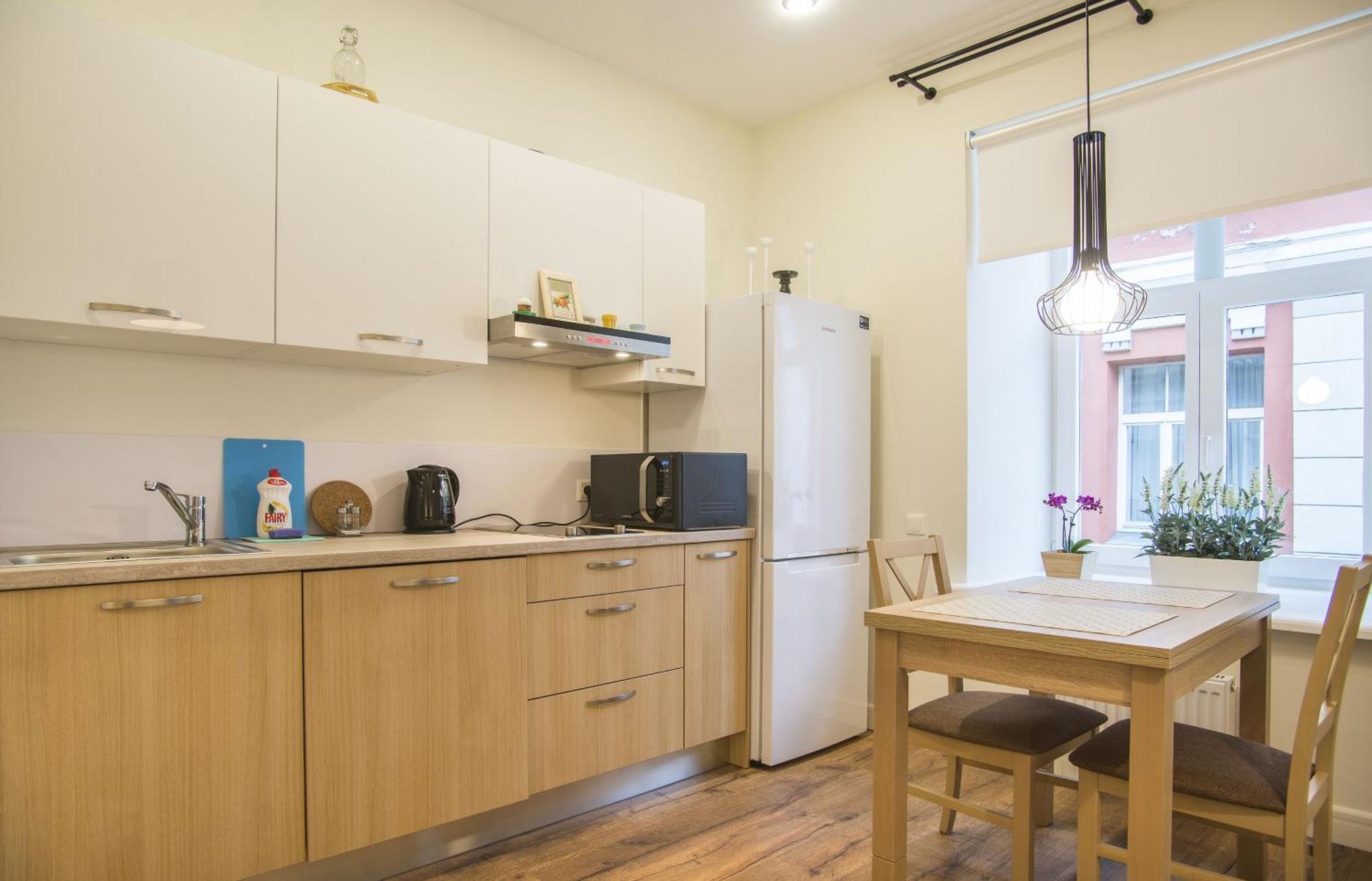 Dzīvoklis New In The Heart Of 2 Riga